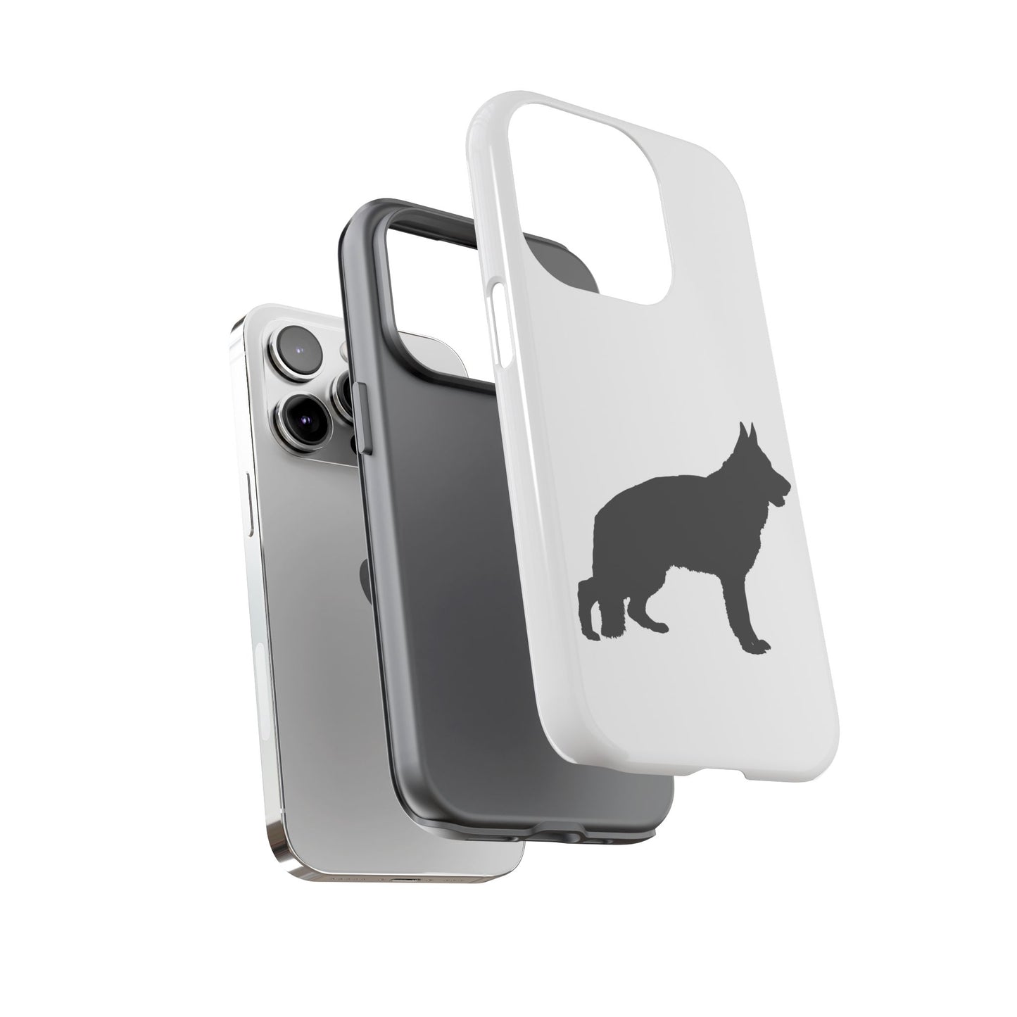 German Shepherd Silhouette iPhone Case