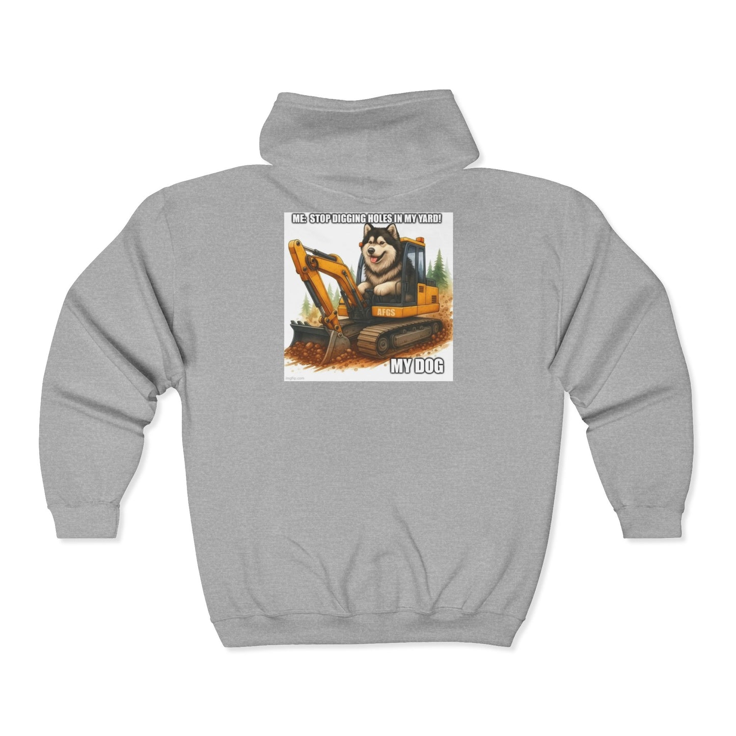 Digmaster Unisex Full Zip Hoodie