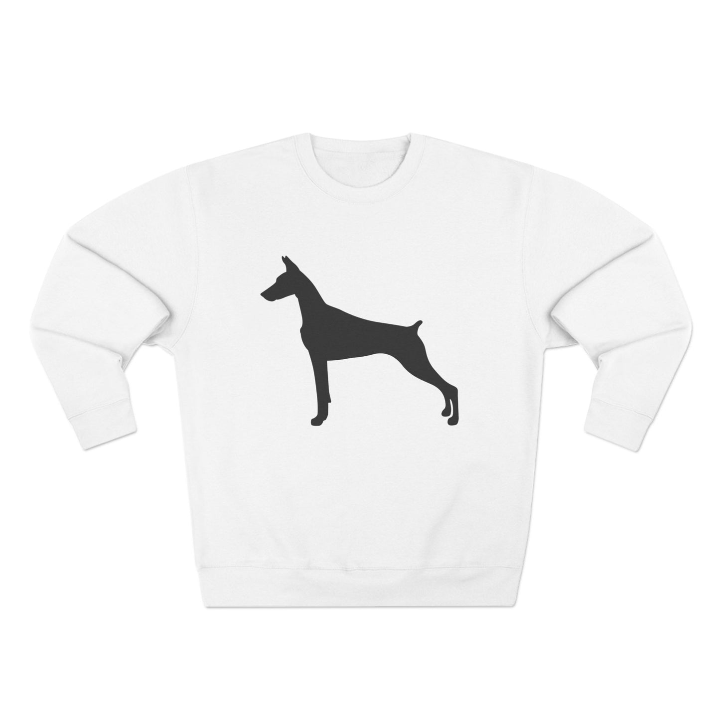 Doberman Silhouette Unisex Crewneck Sweatshirt