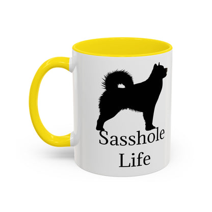 Sasshole Life 2-Tone Coffee Mug