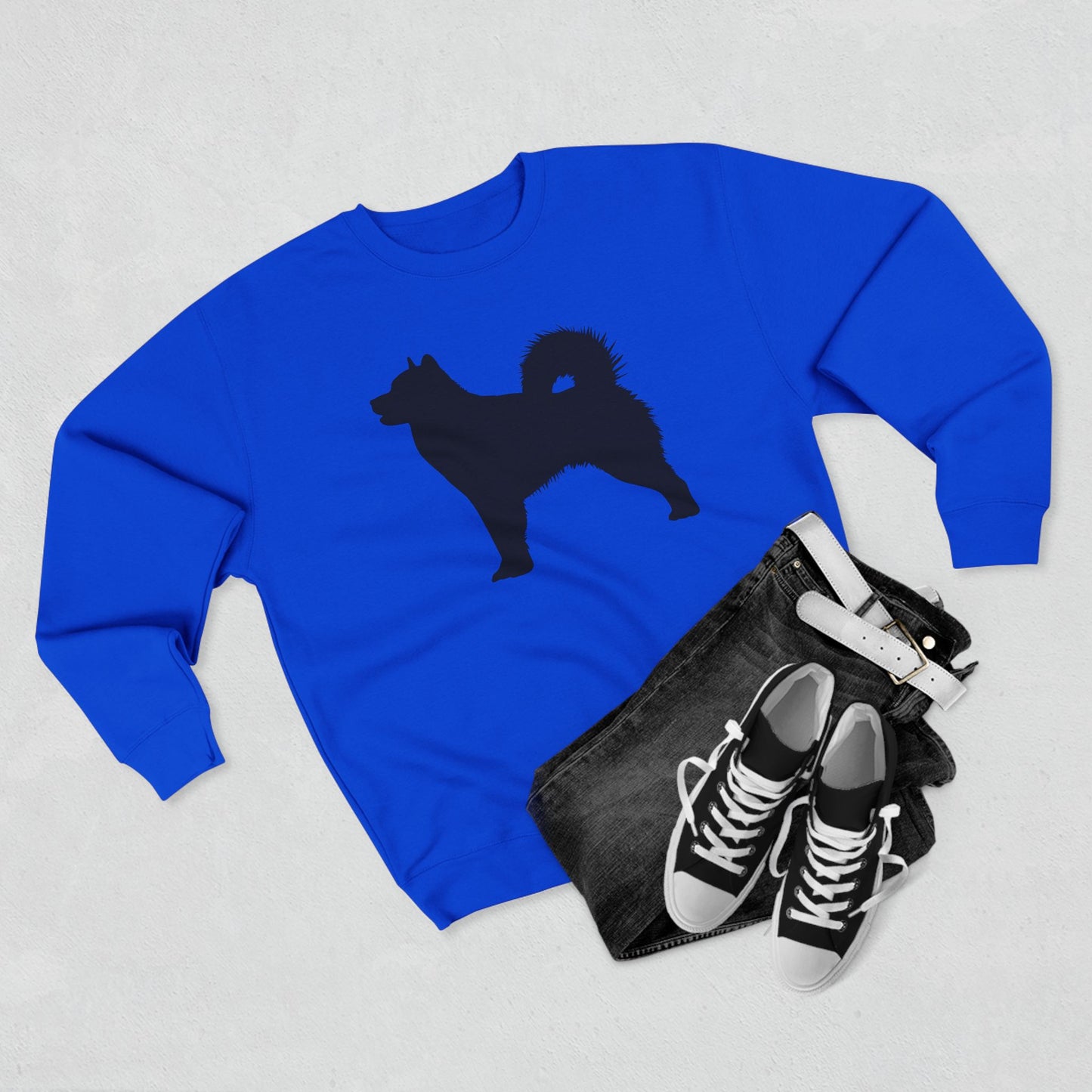 Malamute Silhouette Unisex Crewneck Sweatshirt