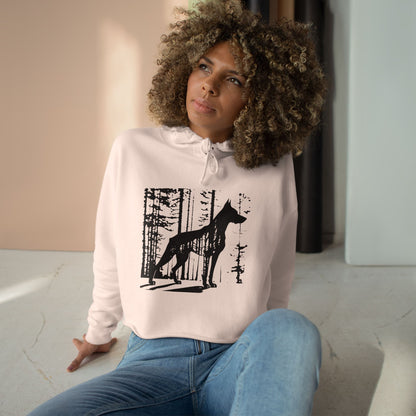 Guardian Of The Forest Women's Crop Hoodie