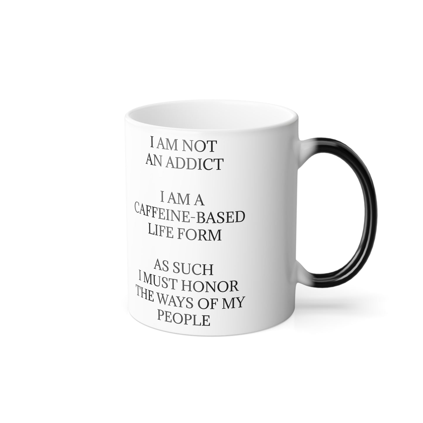 Not An Addict Color Changing Mug