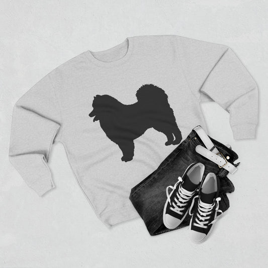 Samoyed Silhouette Unisex Crewneck Sweatshirt