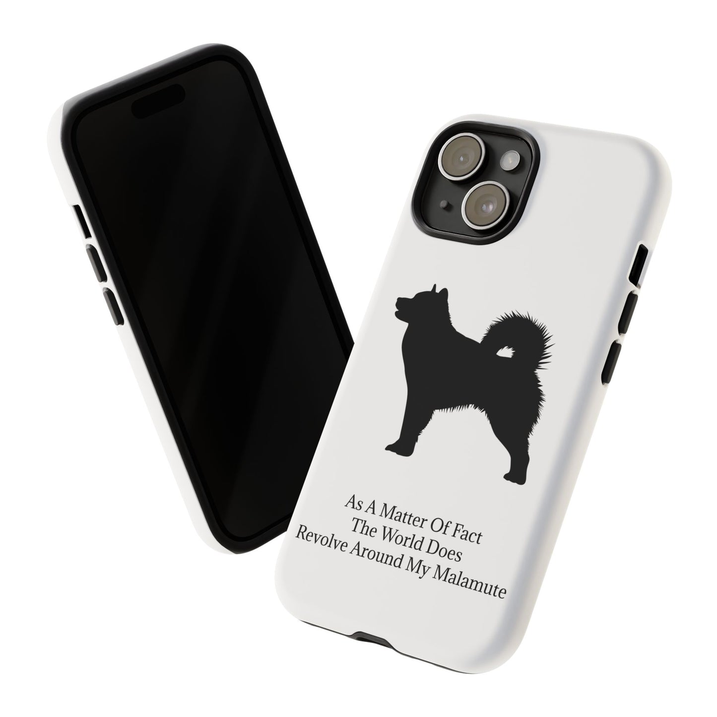 Matter Of Fact Malamute iPhone Case