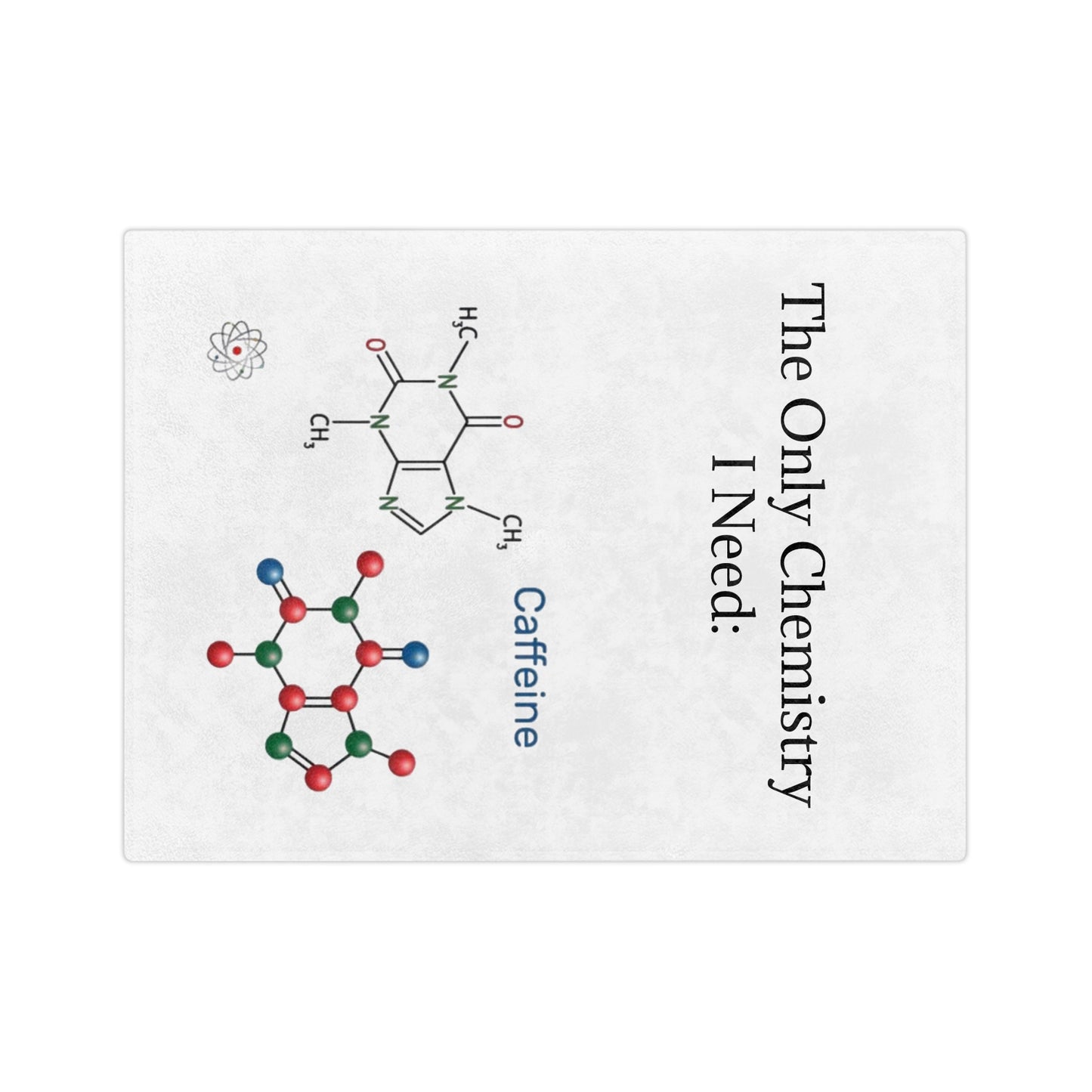 Chemistry Lesson Velveteen Microfiber Blanket