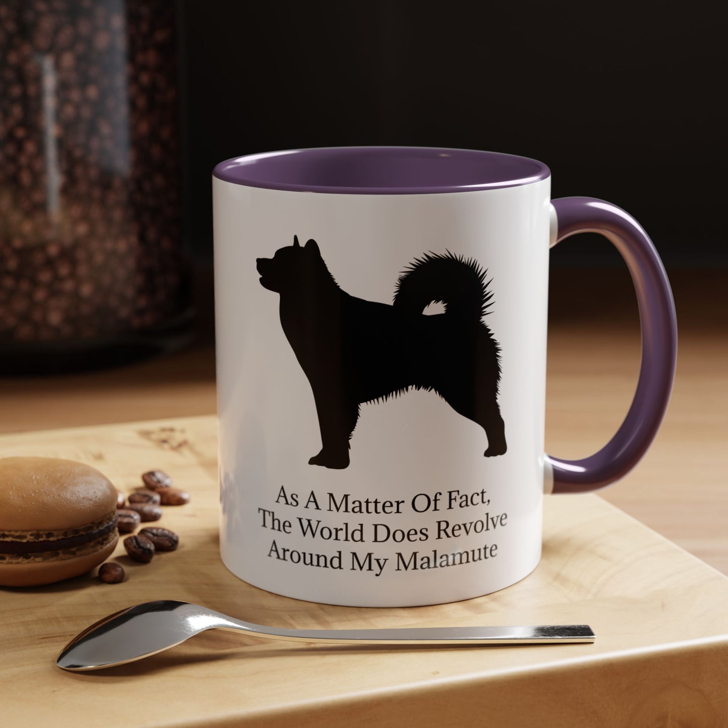 Matter Of Fact Malamute 2-Tone Coffee Mug