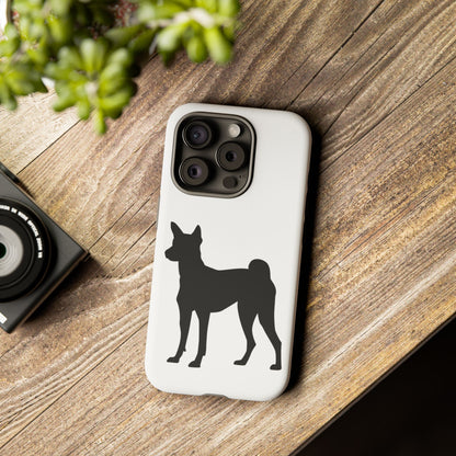 Basenji Silhouette iPhone Case