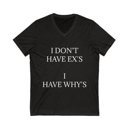X's And Y's Unisex Short Sleeve V-Neck Tee