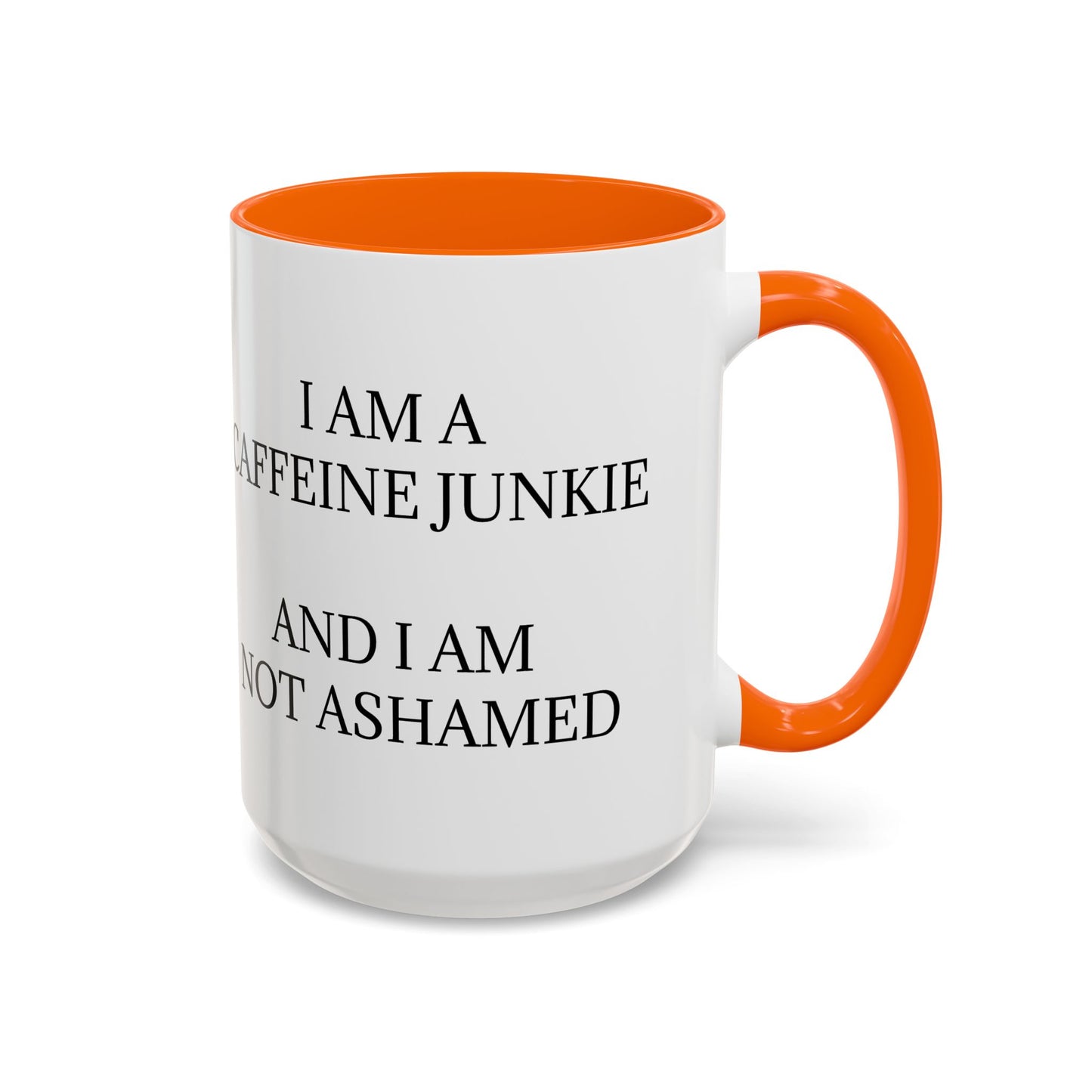 Caffeine Junkie 2-Tone Coffee Mug