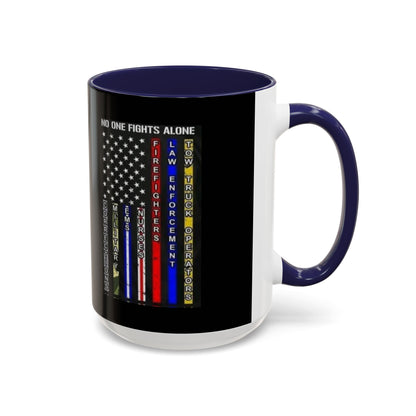 No One Fights Alone 2-Tone Coffee Mug