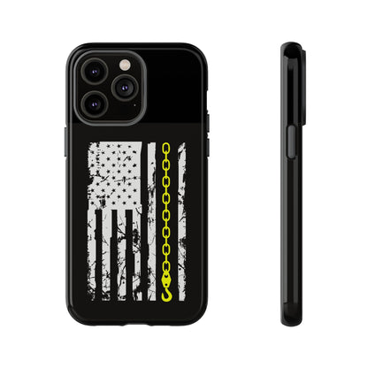 Thin Yellow Line iPhone Case