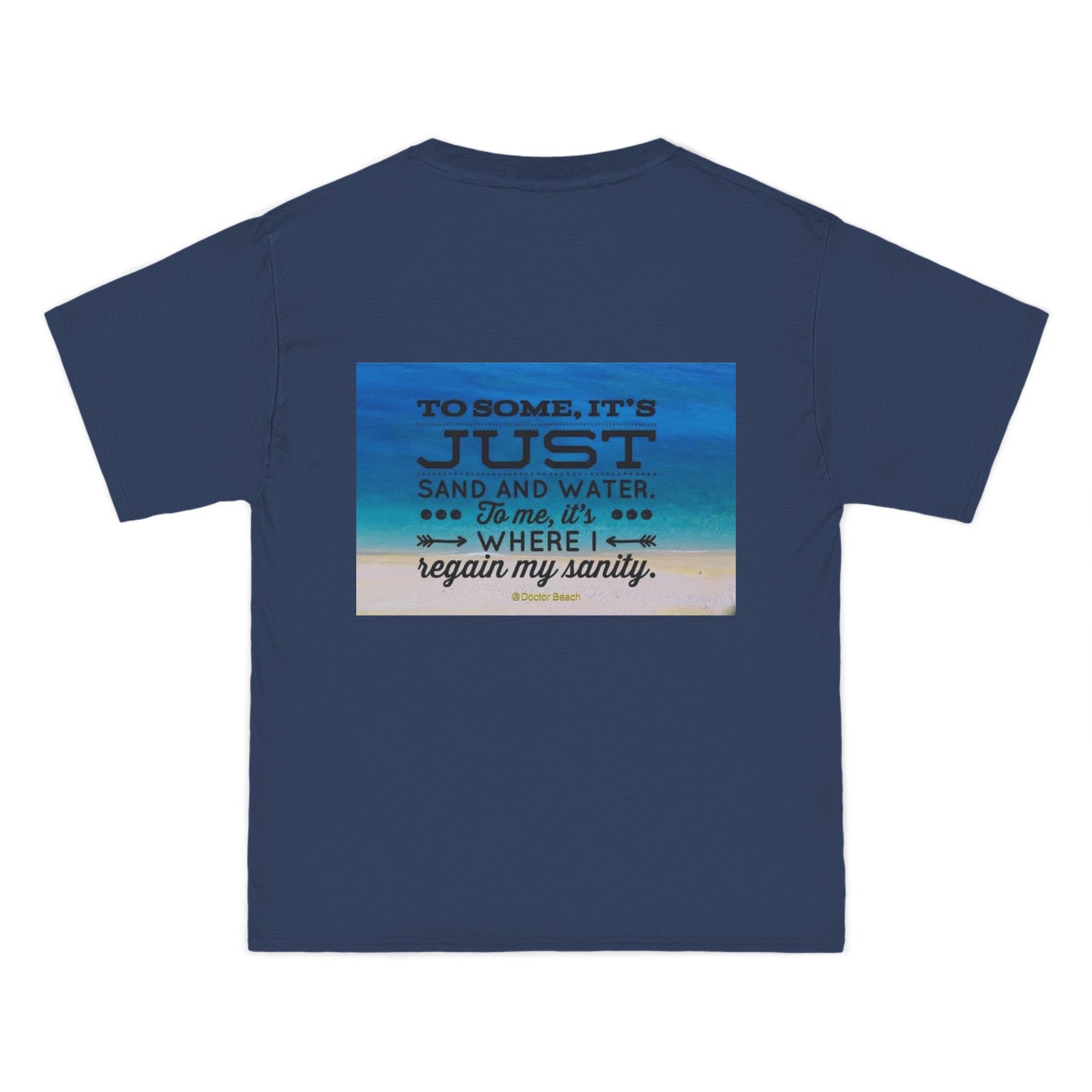 Dr, Beach Men's Short-Sleeve Crewneck Tee