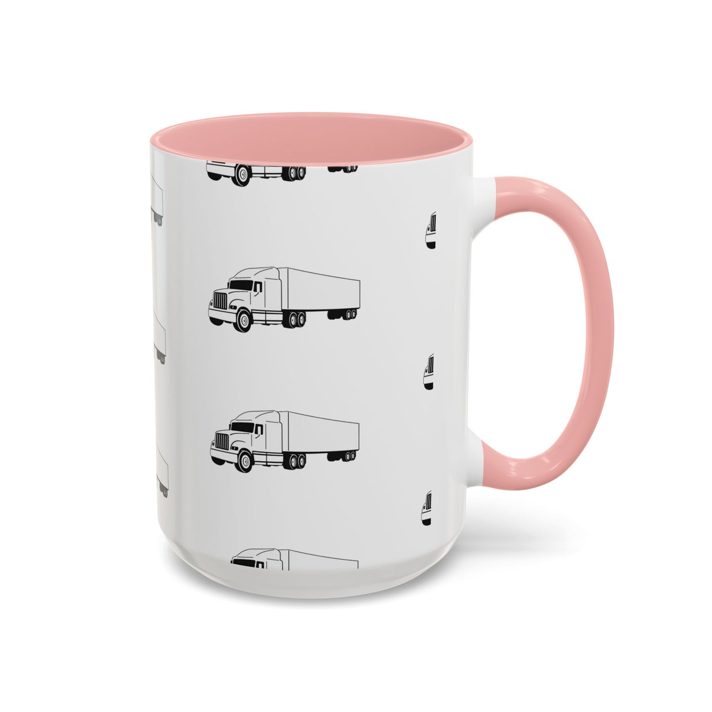 Semi Truck 2-Tone Coffee Mug