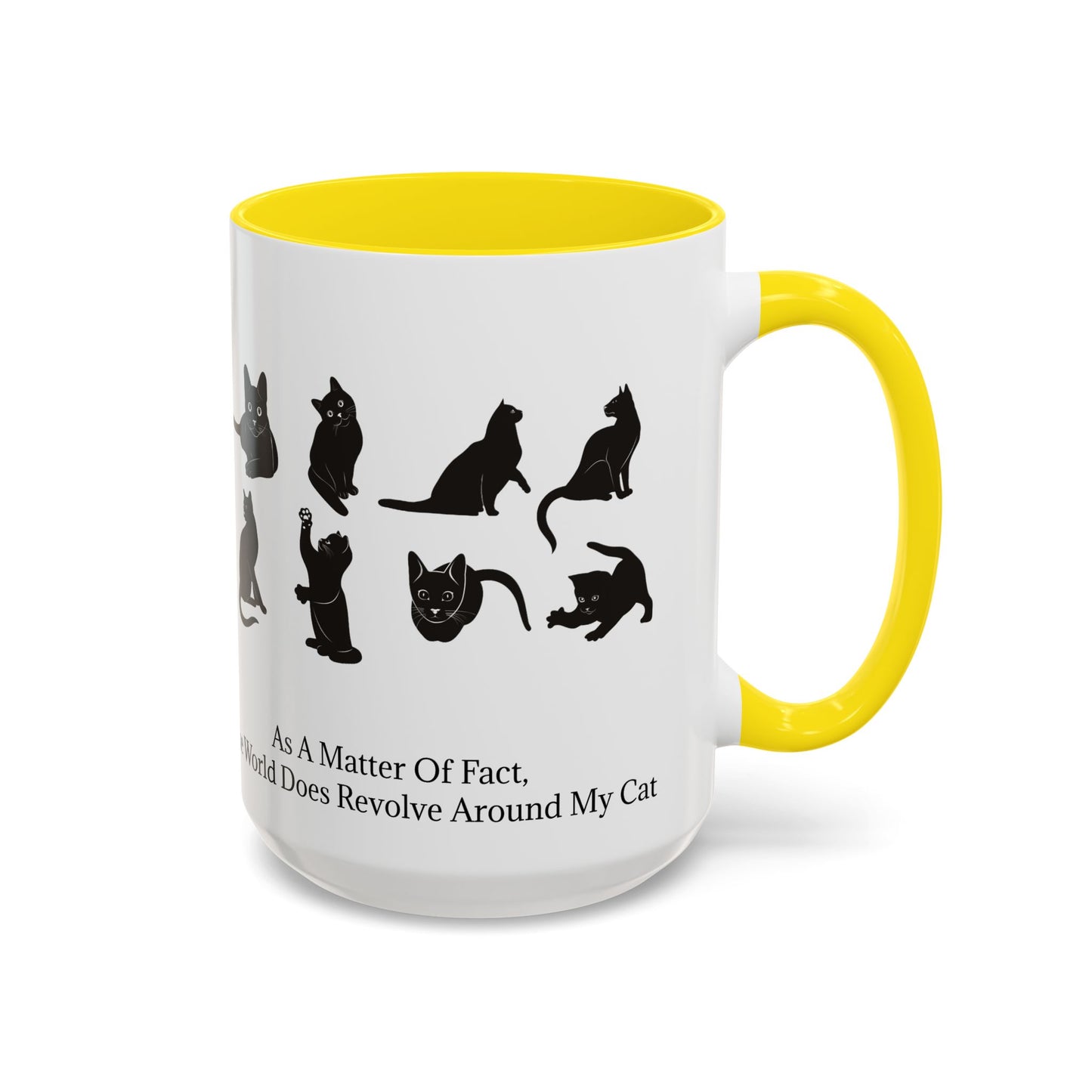 Matter Of Fact Cat 2-Tone Coffee Mug