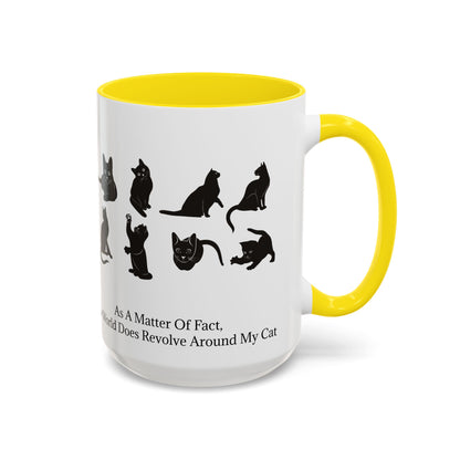 Matter Of Fact Cat 2-Tone Coffee Mug