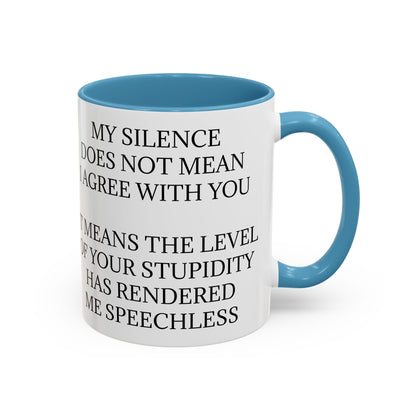 Speechless 2-Tone Coffee Mug