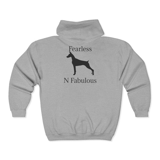 Fearless N Fabulous Unisex Full Zip Hoodie