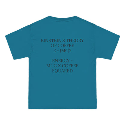 Einstein's Theory Of Coffee Men's Short-Sleeve Crewneck Tee