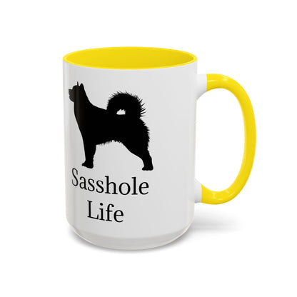 Sasshole Life 2-Tone Coffee Mug