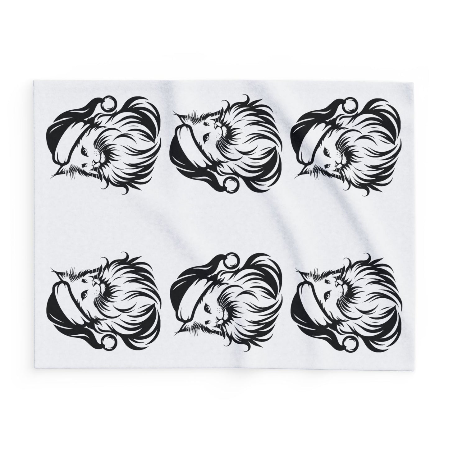 Santa Paws Cat Arctic Fleece Blanket
