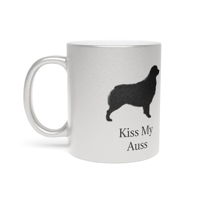 Kiss My Auss Metallic Coffee Mug