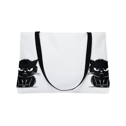 Angry Cat Weekender Tote Bag