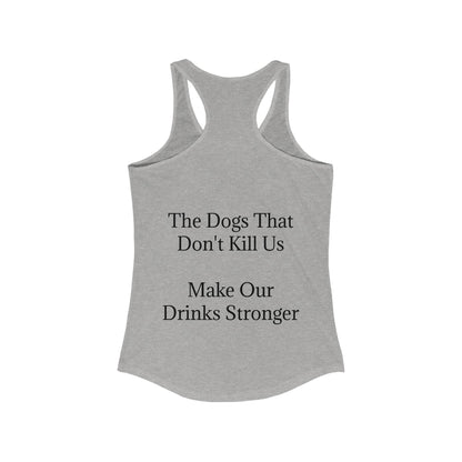Drinks Stronger Women's Racerback Tank