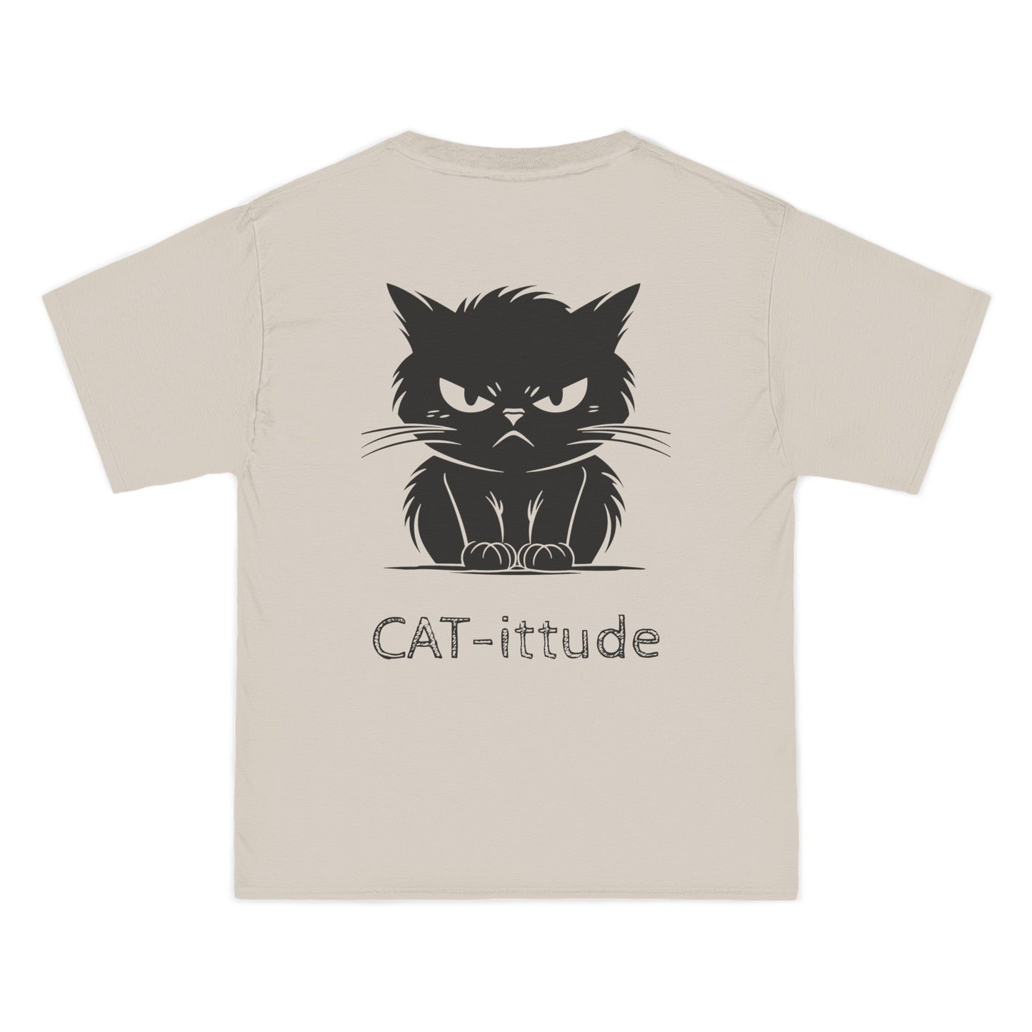 Cat-ittude Men's Short-Sleeve Crewneck Tee