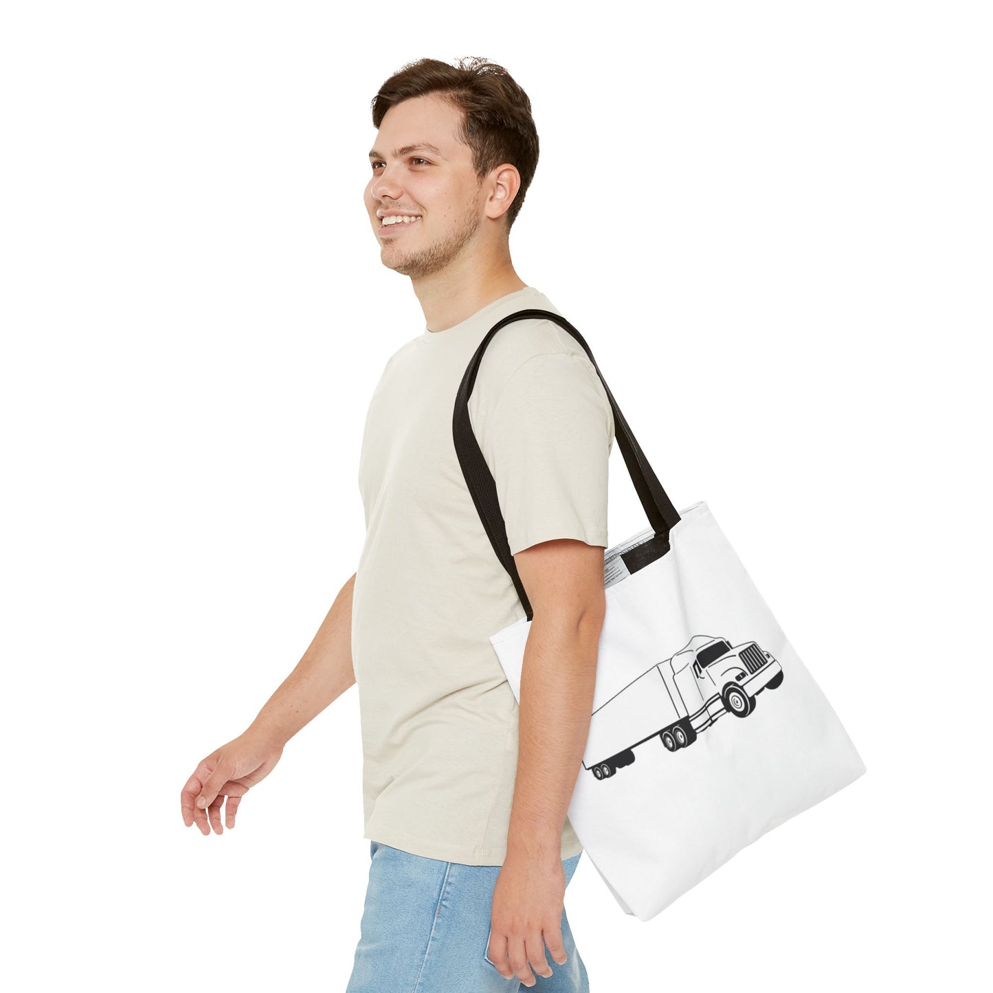 Semi Truck Tote Bag
