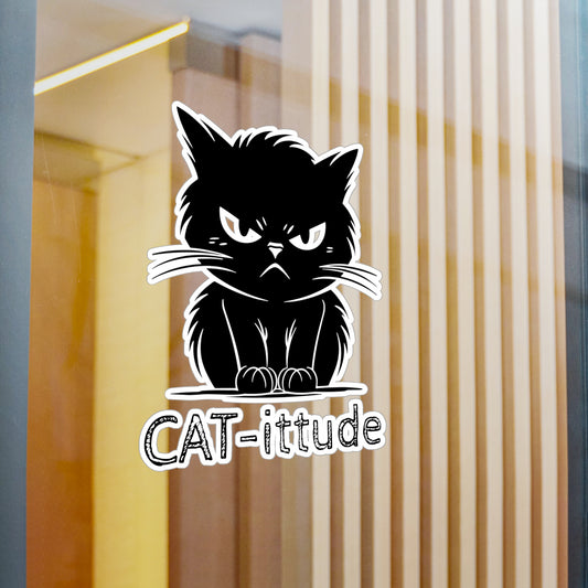 CAT-ittude Vinyl Decal
