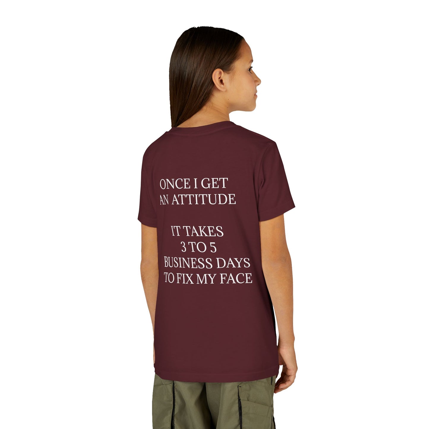 Fix My Face Youth Unisex Short Sleeve Crewneck Tee