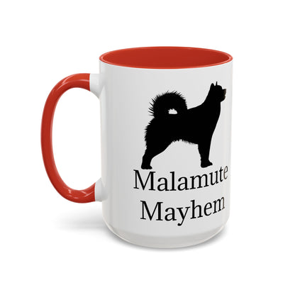 Malamute Mayhem 2-Tone Coffee Mug