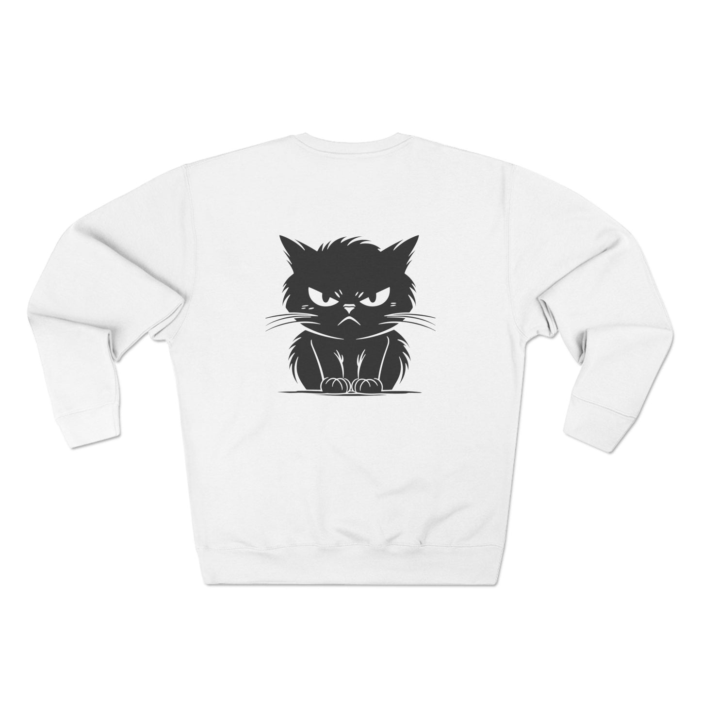 Angry Cat Unisex Crewneck Sweatshirt