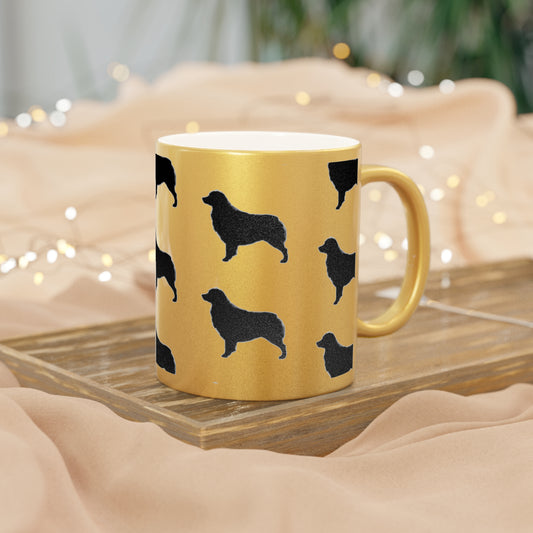 Aussie Silhouette Metallic Coffee Mug