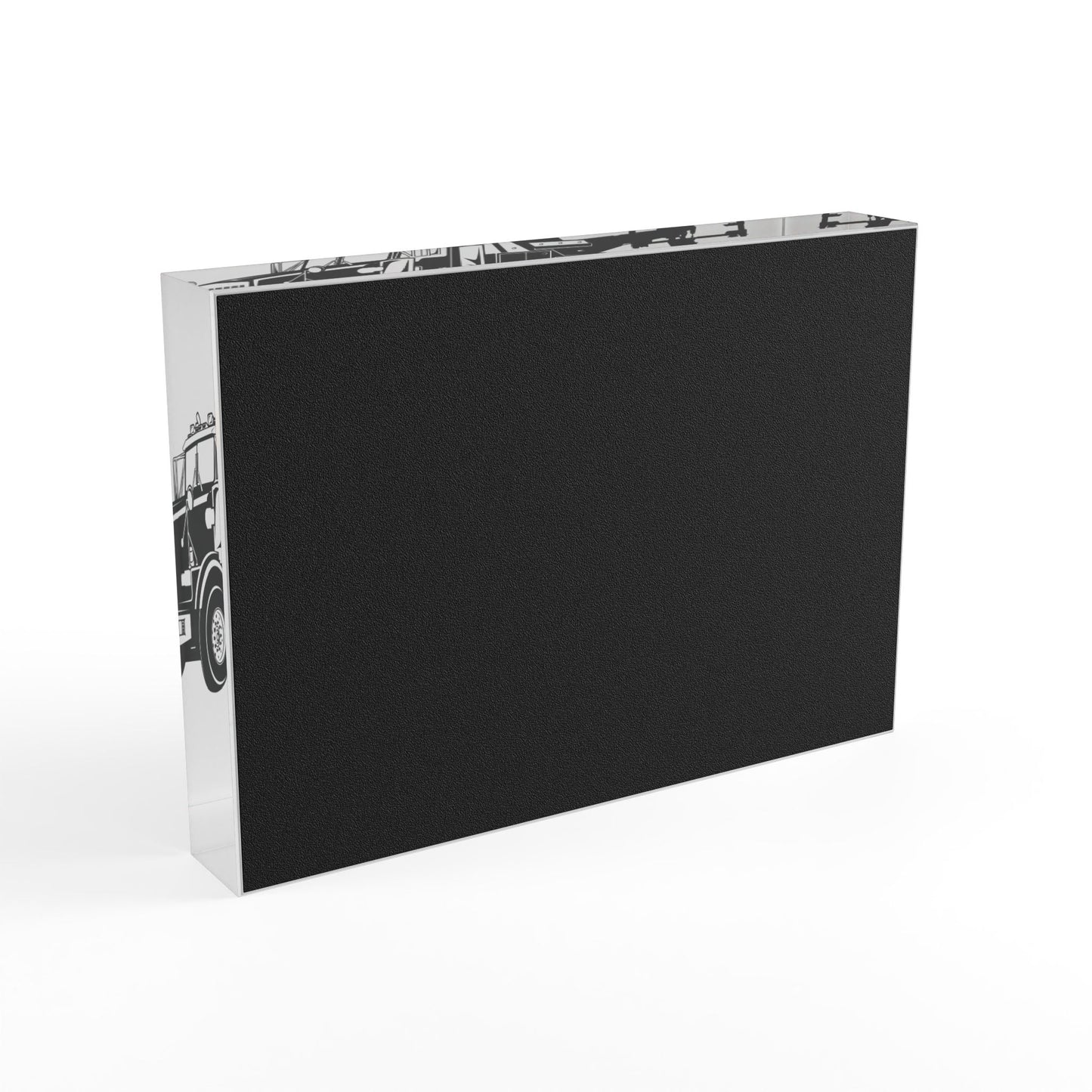 Heavy Tow Truck Acrylic Photo Block