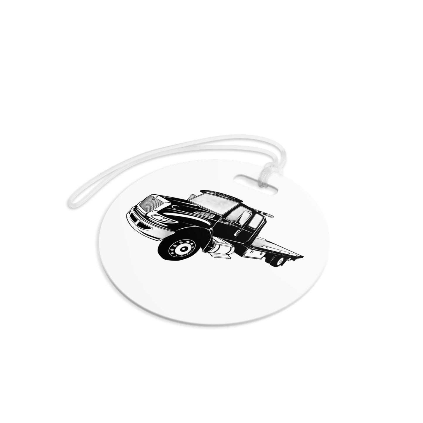 Flatbed Tow Truck Luggage Tag