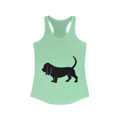 Basset Hound Women's Racerback Tank