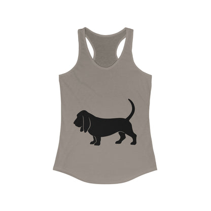 Basset Hound Women's Racerback Tank