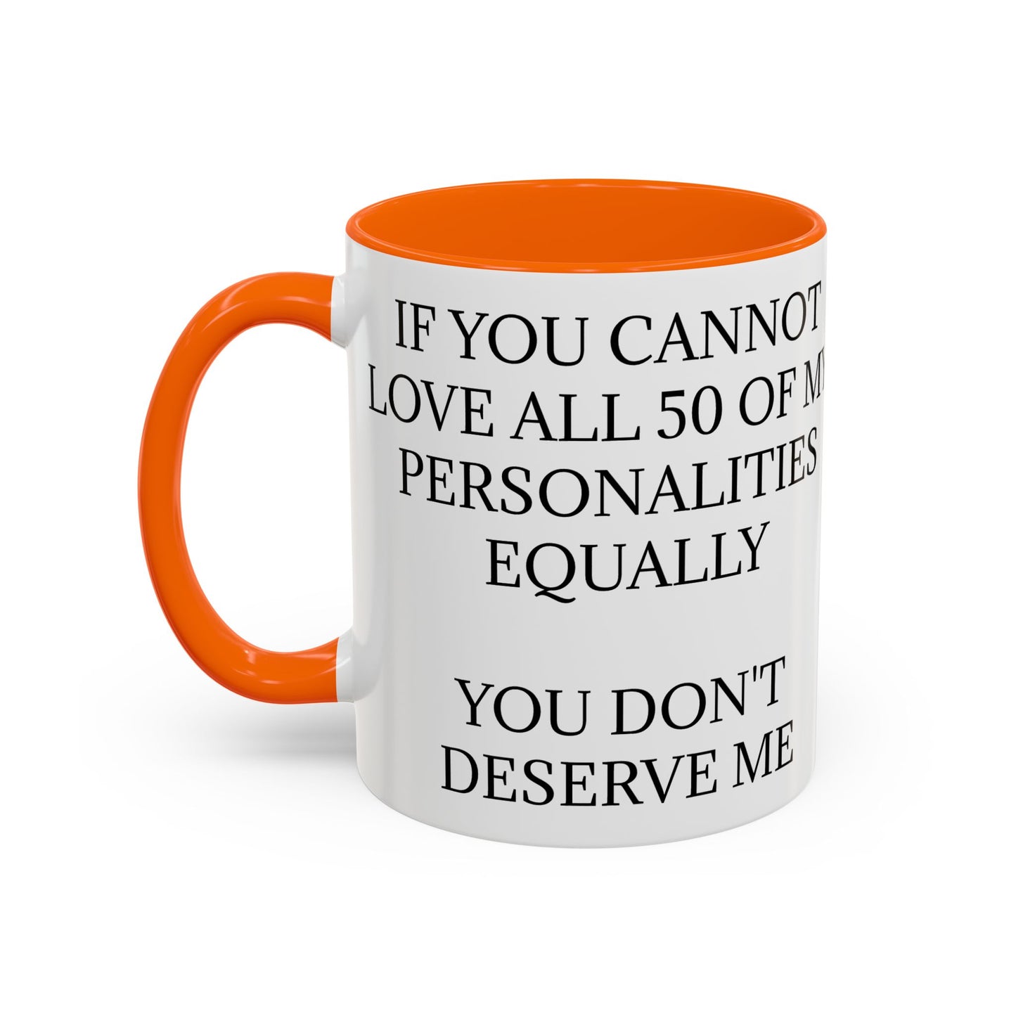 50 Personalities 2-Tone Coffee Mug
