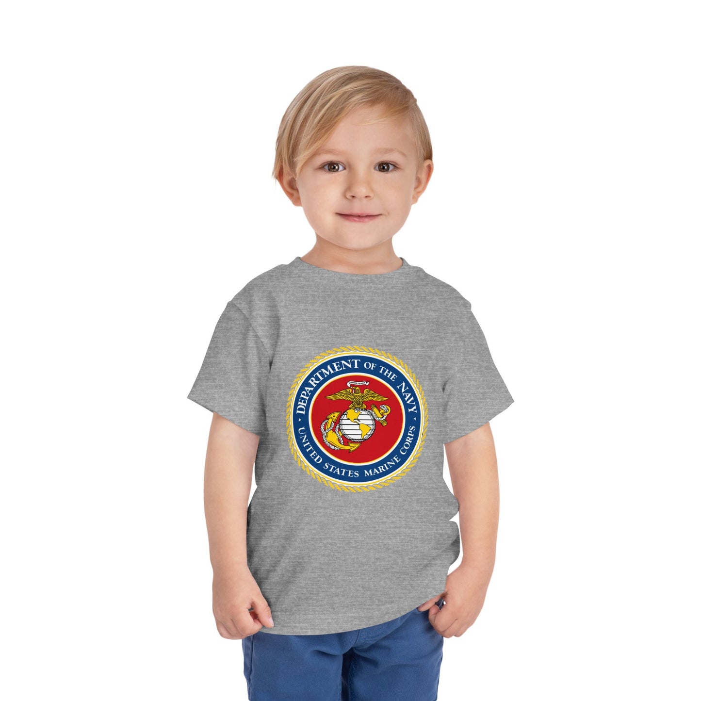 US Marine Corps Toddler Unisex Short Sleeve Crewneck Tee