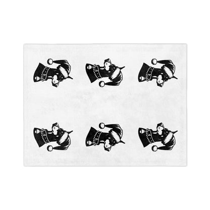 Santa Paws Doberman Velveteen Microfiber Blanket