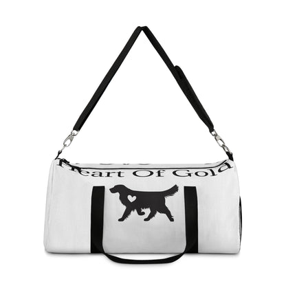 Heart Of Gold Duffel Bag