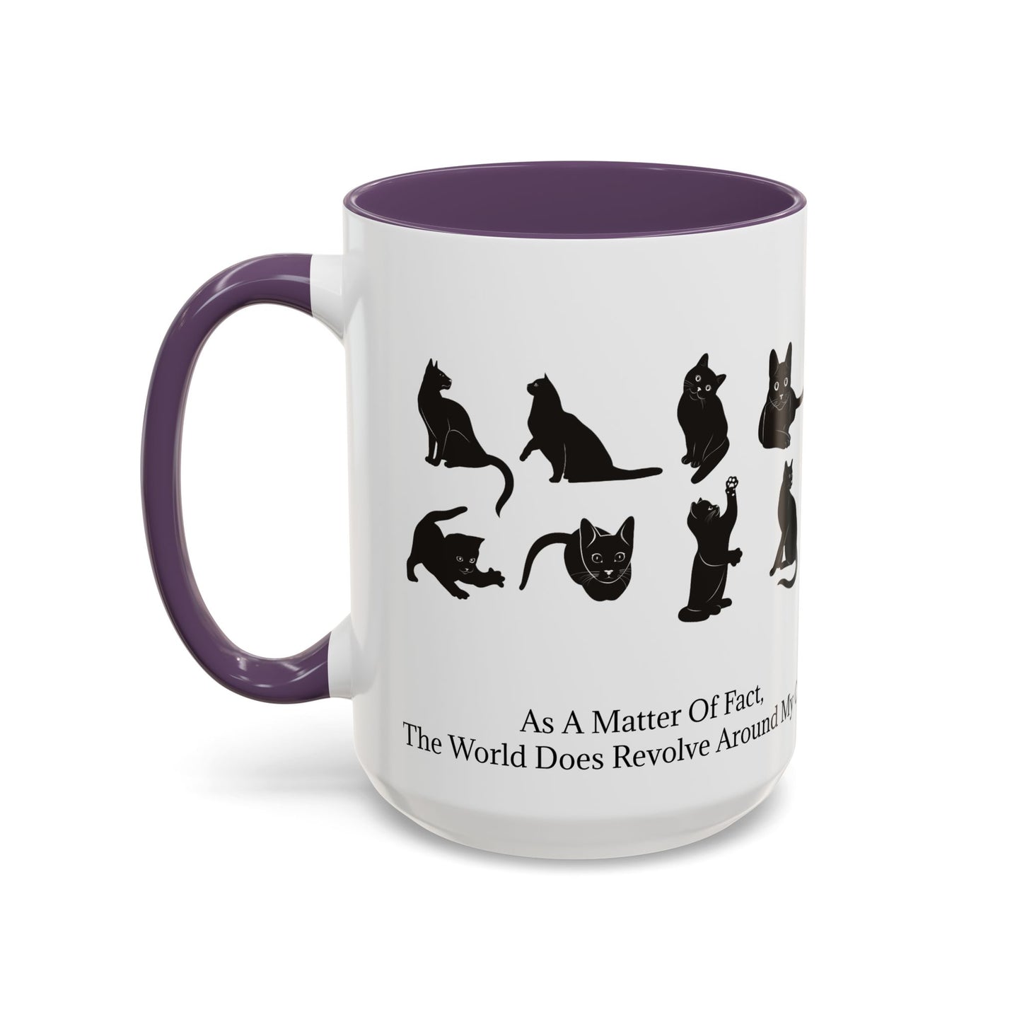 Matter Of Fact Cat 2-Tone Coffee Mug