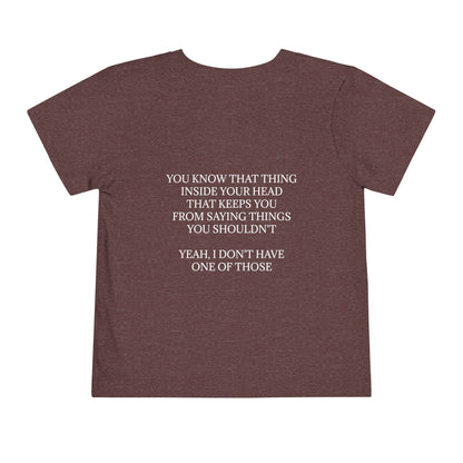 No Filter Toddler Unisex Short Sleeve Crewneck Tee