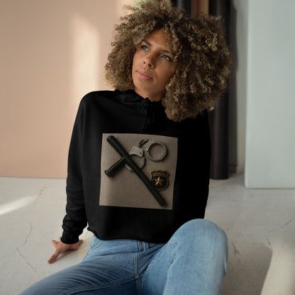 Law Enforcement Appreciation Women's Crop Hoodie