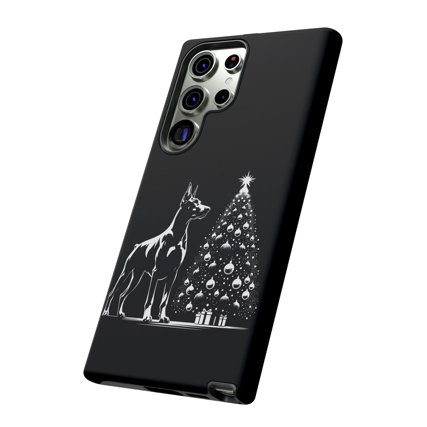 Doberman Christmas Tree Samsung Case