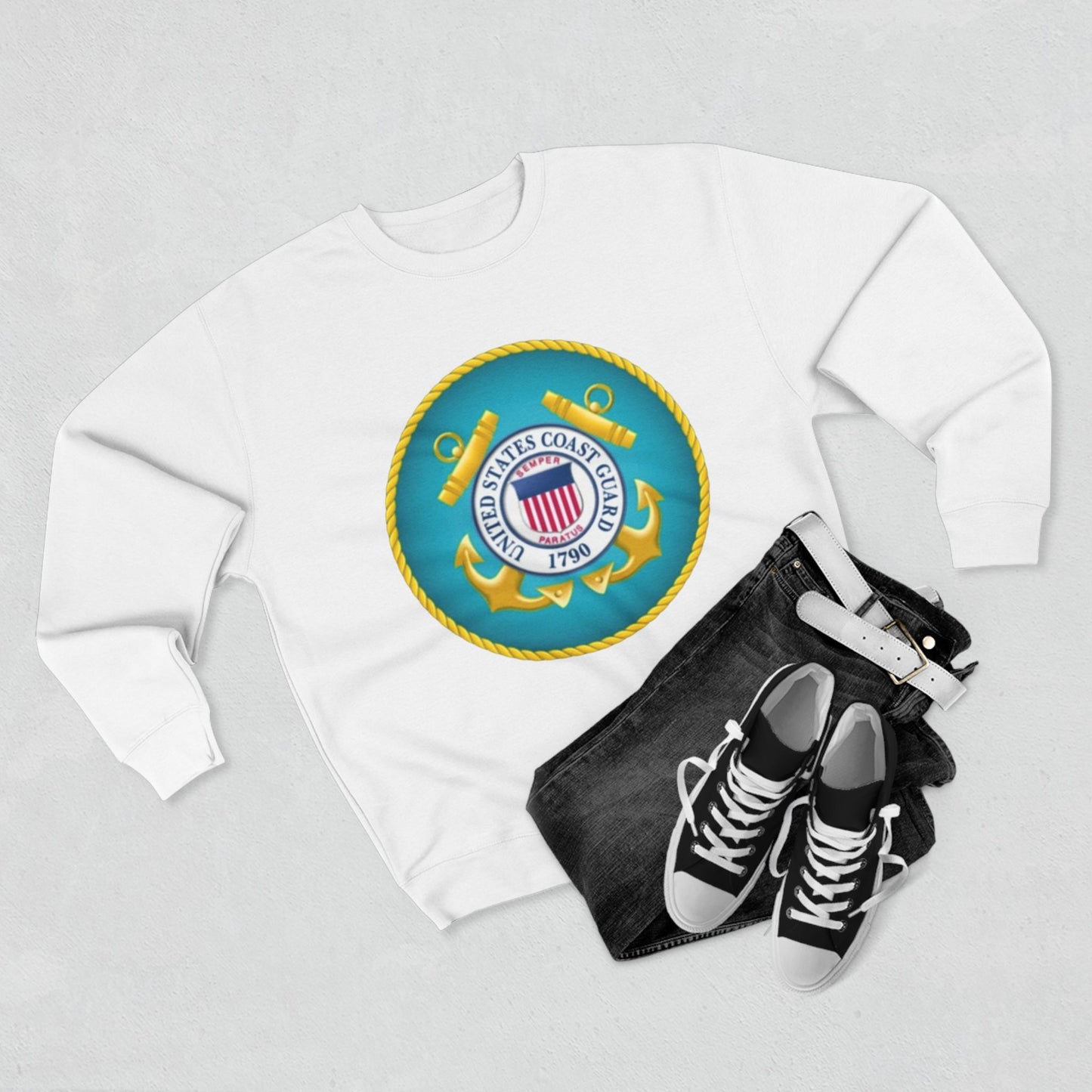 US Coast Guard Unisex Crewneck Sweatshirt