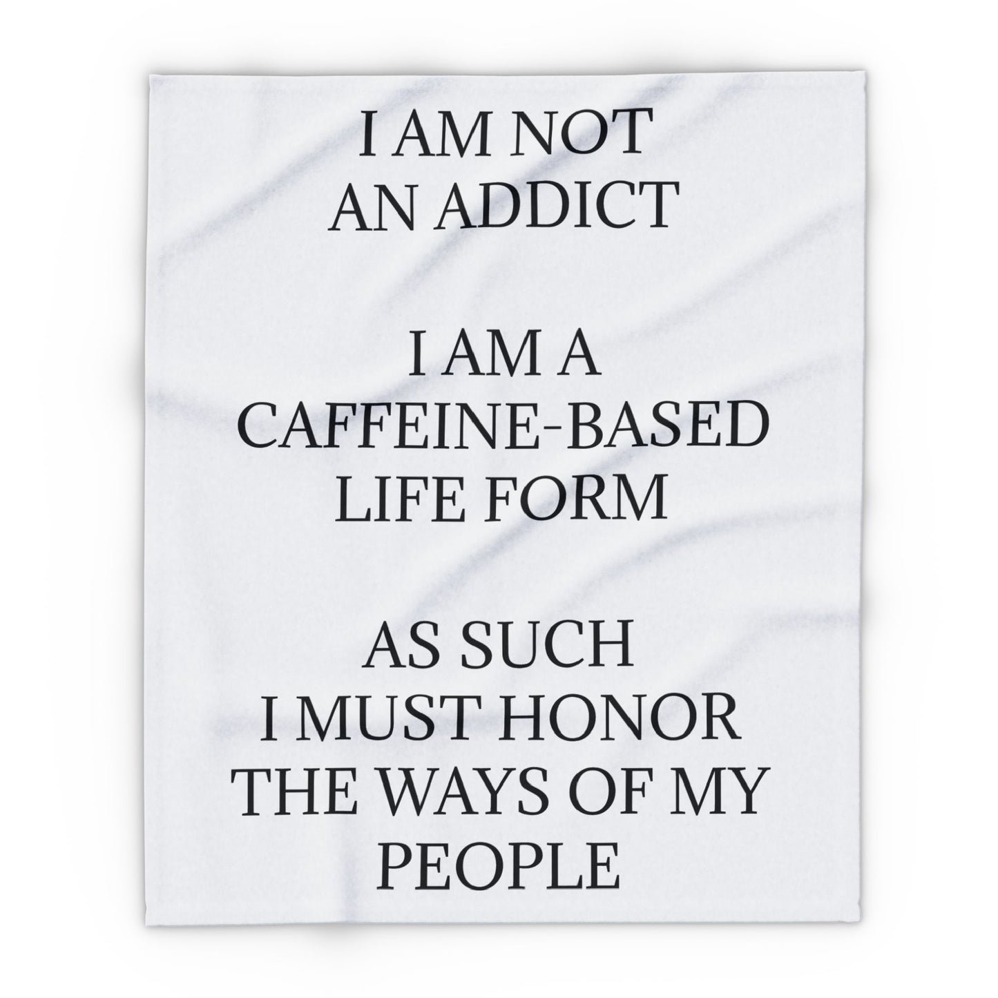 Not An Addict Arctic Fleece Blanket