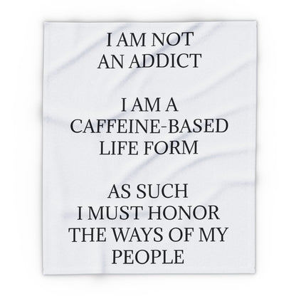 Not An Addict Arctic Fleece Blanket